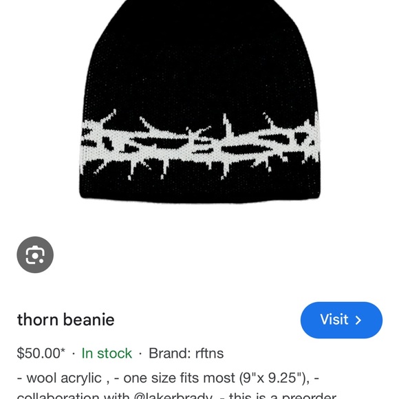 earftones thorn beanie - Picture 3 of 3